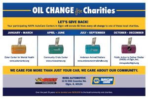 Oil Change for Charity 2016